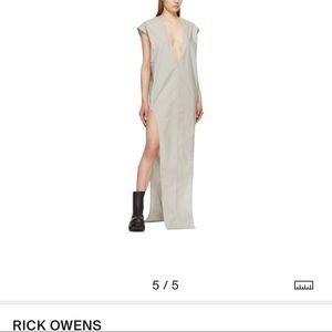 Rick Owens arrow dress.